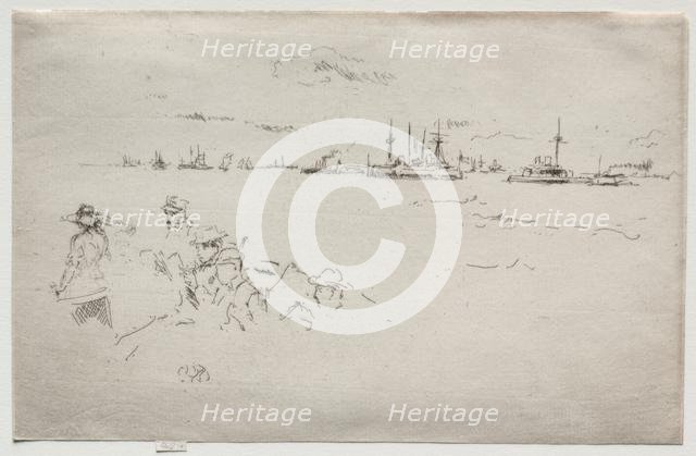 The Monitors. Creator: James McNeill Whistler (American, 1834-1903).