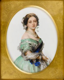 Portrait of Queen Victoria, 1856. Creator: Simpson, John (1811-after 1871).
