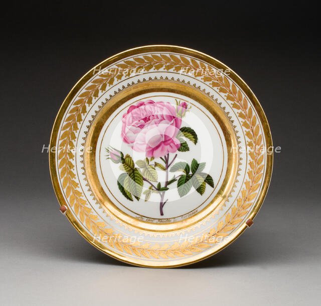Dessert Plate, Moscow, 1826. Creator: Prince Iusupov Porcelain Factory.