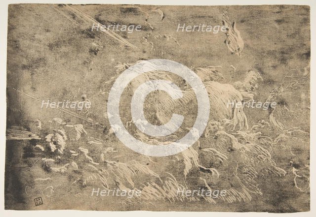 Noah and the animals entering the ark, 1650-55. Creator: Giovanni Benedetto Castiglione.