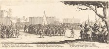 Recruitment of Troops, c. 1633. Creator: Jacques Callot.