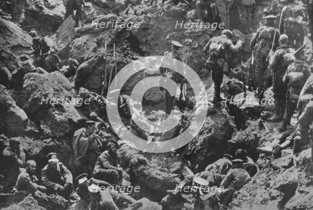 'A remarkable war photograph, mined and captured by the British', 1915. Artist: Unknown.