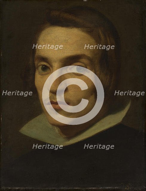 Head of a Man. Creator: Spanish (Castilian) Painter (mid-17th century or later).