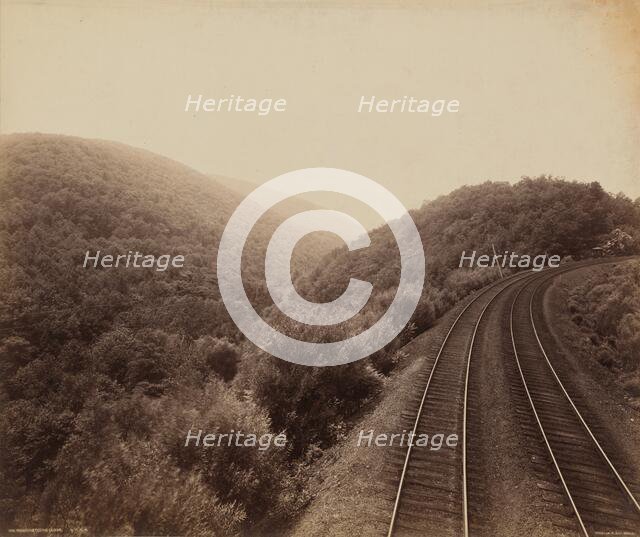 Musconetcong Curve, c. 1895. Creator: William H Rau.