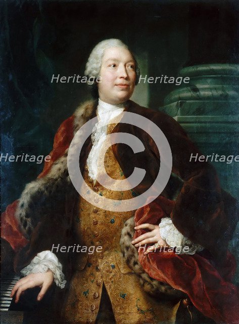 Portrait of the Singer Domenico Annibali (1705-1779).