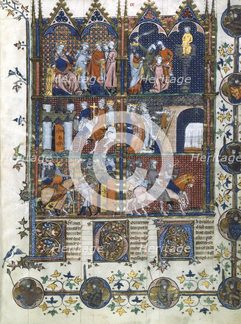 Scenes from the First Crusade, 1096-1099 (14th century). Artist: Unknown