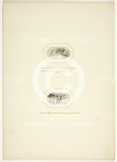 Study for a plate from The Task, c. 1800. Creator: Thomas Stothard.