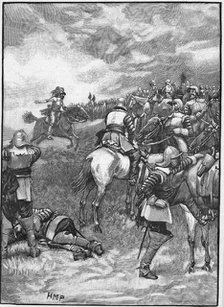 English Civil Wars: Battle of Naseby, Northamptonshire, 14 June 1645. Artist: Unknown