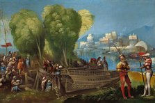 Aeneas and Achates on the Libyan Coast, c. 1520. Creator: Dosso Dossi.
