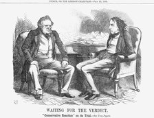 'Waiting for the Verdict', 1865. Artist: John Tenniel