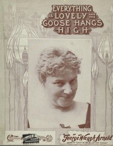'Everything is lovely and the goose hangs high', 1901. Creator: Unknown.