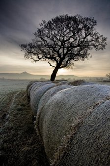 Morton Carr and Roseberry Topping, North Yorkshire, 2008. Artist: Mike Kipling.