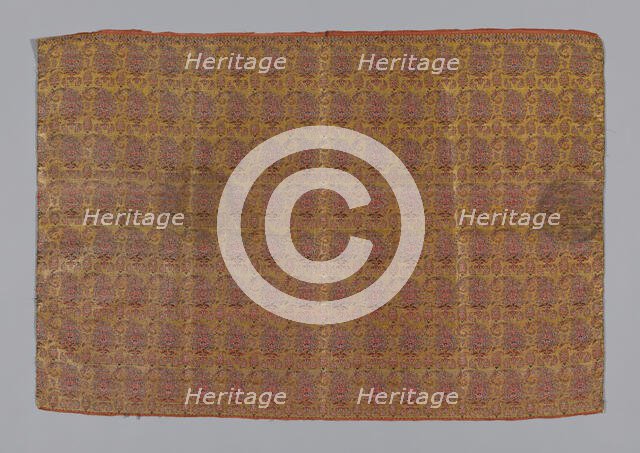 Panel (Dress Fabric), Iran, 1775/1825. Creator: Unknown.
