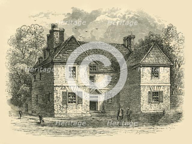 'Penn's House, Second Street, Philadelphia', c1687-1689, (1890).   Creator: Unknown.
