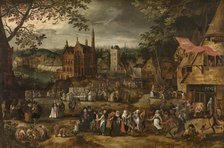 Village Fair, 1610. Creator: David Vinckboons.