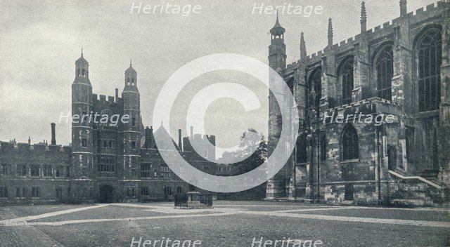 'School Yard and Chapel', 1926. Artist: Unknown.