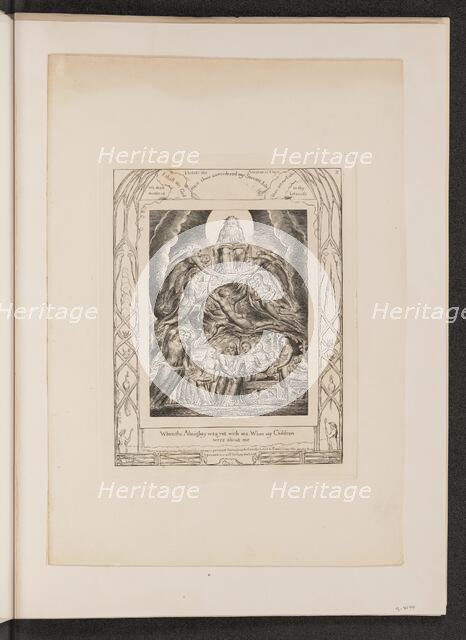 Satan Before the Throne of God, 1825. Creator: William Blake.