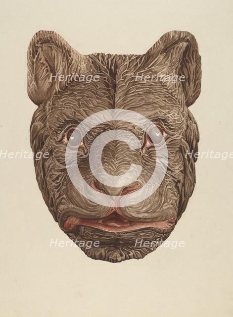 Bear's Head, c. 1939. Creator: Laura Bilodeau.