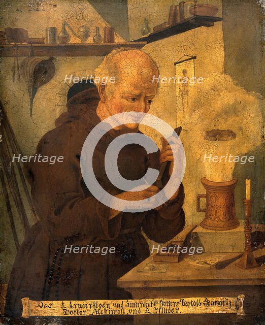 Berthold Schwarz, c1380s. Creator: Unknown.