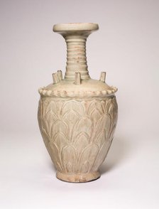Vase with Cup-Shaped Mouth and Five Spouts..., Northern Song dynasty, late 10th/early 11th century. Creator: Unknown.