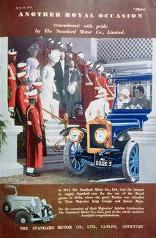 Standard Car advert, 1935. Artist: Unknown