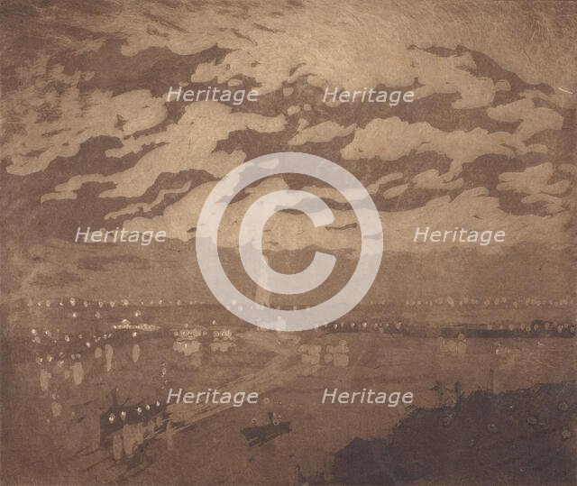 The Bay, New York, 1922. Creator: Joseph Pennell.