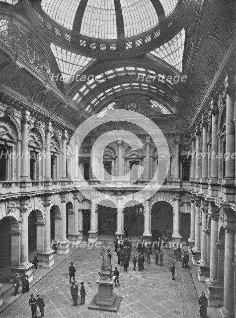 Interior of the Royal Exchange, City of London, c1910 (1911). Artist: Unknown.