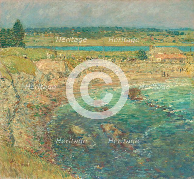 Bailey's Beach, Newport, Rhode Island, USA, 1901.  Creator: Frederick Childe Hassam.