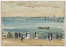 Southend Pier, 1882-1884. Creator: James Abbott McNeill Whistler.