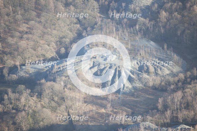 Spoil heap, Hodge Close Quarry, Cumbria, 2015. Creator: Historic England.