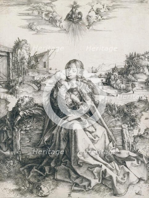 The Holy Family with the Dragonfly, about 1495. Creator: Albrecht Durer.