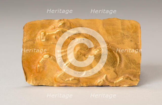 Votive Plaque with Bull, 13th/14th century. Creator: Unknown.