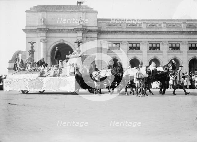 Columbus Memorial. Parade At Unveiling, 1912. Creator: Harris & Ewing.