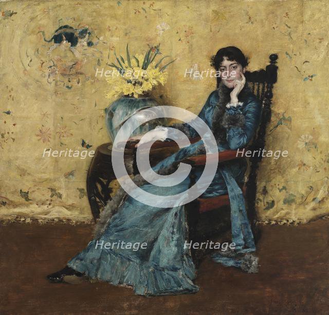 Portrait of Dora Wheeler, 1882-83. Creator: William Merritt Chase (American, 1849-1916).