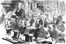 ''The Parnell Commission at the Royal Courts of Justice; The opening speech by the Attorney-General( Creator: Unknown.