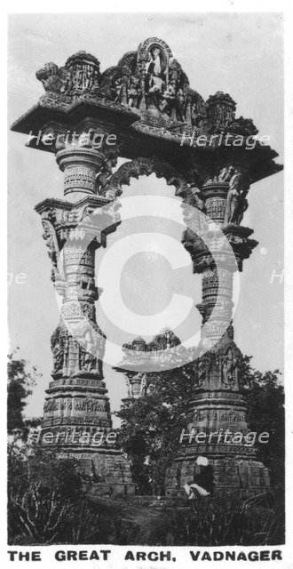The Great Arch, Vadnagar, Gujarat, India, c1925. Artist: Unknown