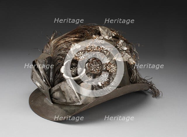 Woman's Hat (Anniversary Tin), 1850/1900. Creator: Unknown.