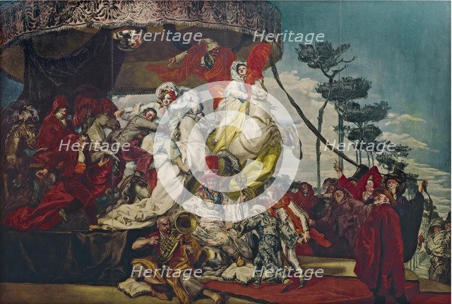 The Carousel (El tiovivo). Artist: Sert, José María (1874-1945)