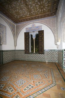 Interior, the Alcazar, Seville, Andalusia, Spain, 2007. Artist: Samuel Magal