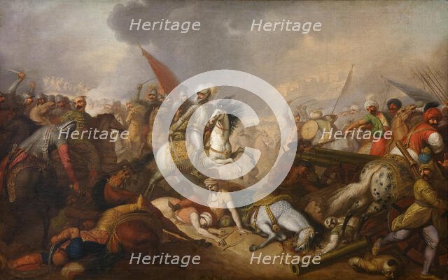 The Battle of Khotyn on 11 November 1673, c. 1800. Creator: Smuglewicz, Franciszek (1745-1807).