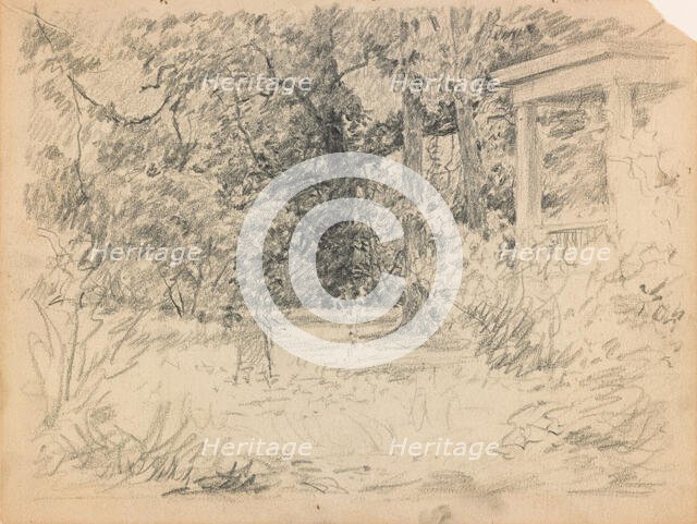 Study for Winifred at the Hermitage, about 1900. Creator: John Ottis Adams.