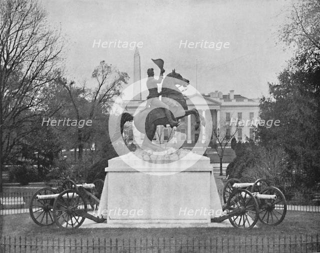'Jackson Statue, Lafayette Square, Washington, D.C.', c1897. Creator: Unknown.