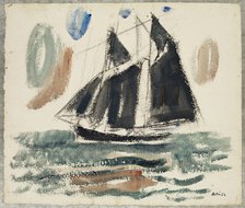 Nova Scotian, 1922. Creator: John Marin.