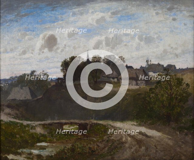 Polish Village, c1868. Creator: Jozef Szermentowski.