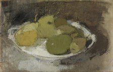 Still Life in Green, c1930. Creator: Helene Schjerfbeck.