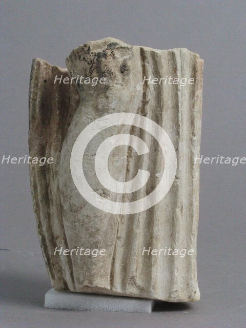 Knee Fragment, Coptic, 4th-7th century. Creator: Unknown.