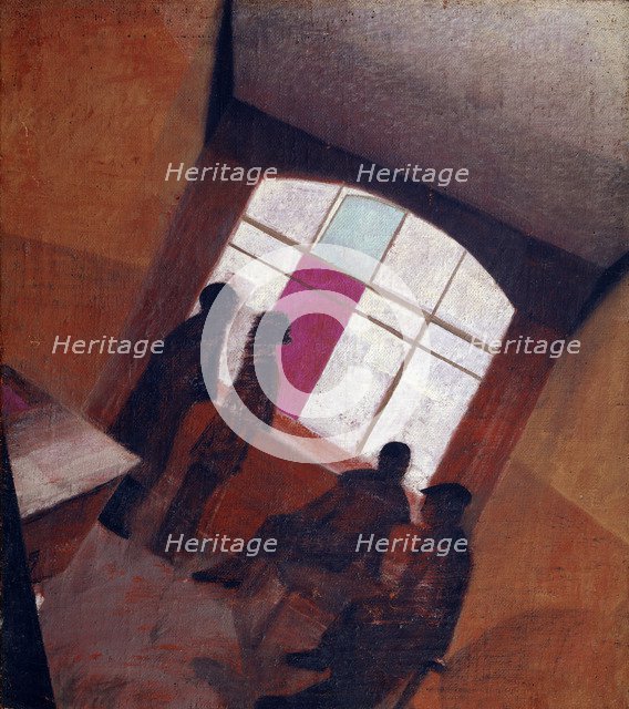 A room, 1920s. Artist: Chupyatov, Leonid Terentievich (1890-1941)