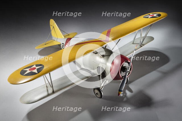 Model, Static, Grumman F3F-1, ca. 1935. Creator: Unknown.