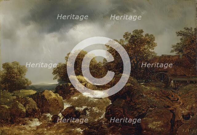 Rocky Landscape, 1855. Creator: Remigius Adrianus Haanen.