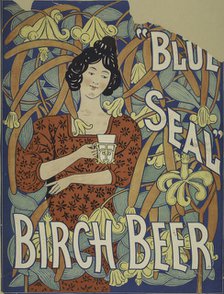 Blue Seal birch beer, c1895 - 1917. Creator: Unknown.